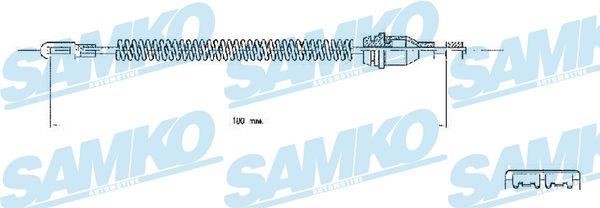 Samko C0543B Трос гальма стоянки C0543B: Купити в Україні - Добра ціна на EXIST.UA!