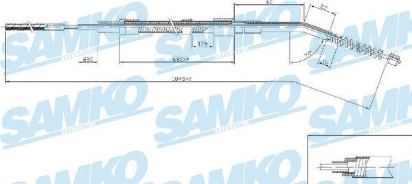 Samko C0067B Трос гальма стоянки C0067B: Купити в Україні - Добра ціна на EXIST.UA!