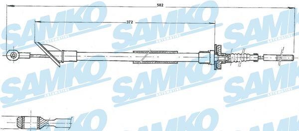 Samko C0067C Трос зчеплення C0067C: Купити в Україні - Добра ціна на EXIST.UA!