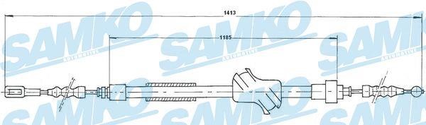 Samko C1502B Трос гальма стоянки C1502B: Купити в Україні - Добра ціна на EXIST.UA!