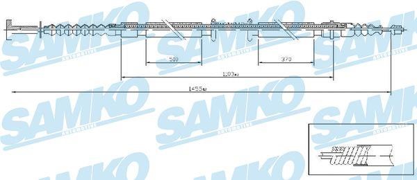 Samko C1238B Трос гальма стоянки C1238B: Купити в Україні - Добра ціна на EXIST.UA!