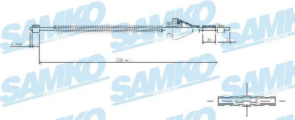 Samko C1692B Трос гальма стоянки C1692B: Купити в Україні - Добра ціна на EXIST.UA!