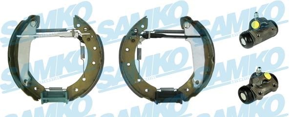 Samko KEG342 Колодки гальмівні з циліндрами, комплект KEG342: Купити в Україні - Добра ціна на EXIST.UA!