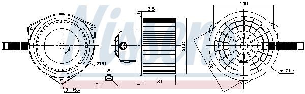 Вентилятор радіатора охолодження Nissens 87142