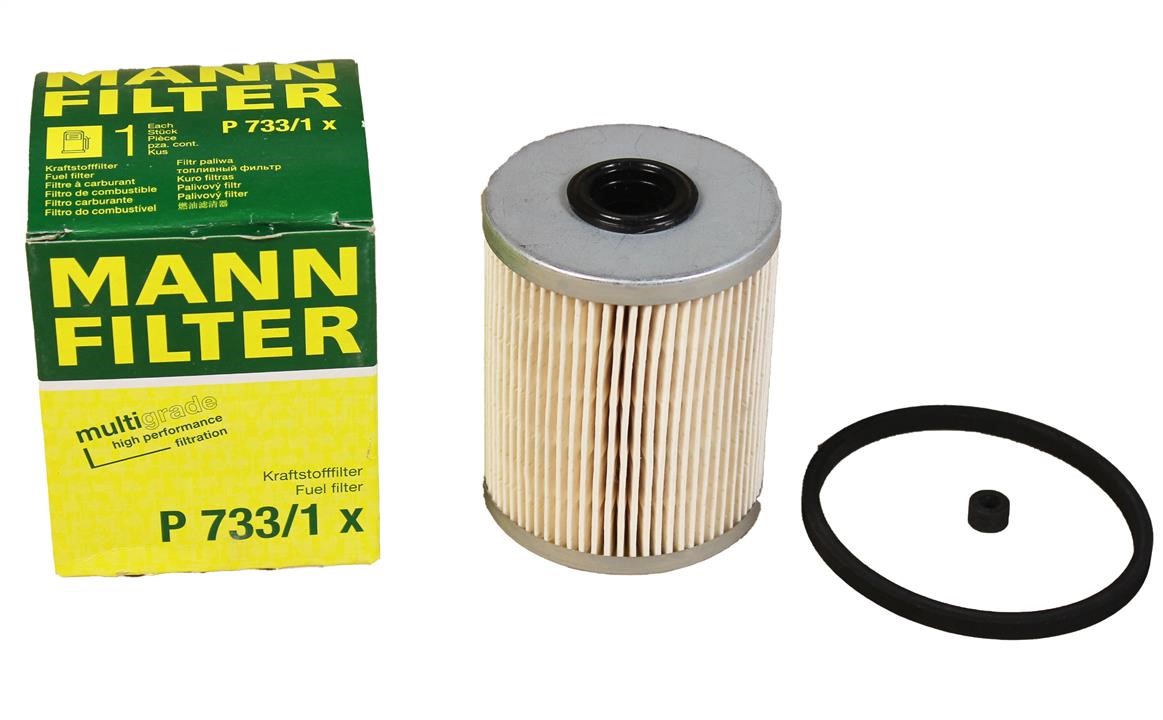 MANN-FILTER Fuel filter P 733/1 x 