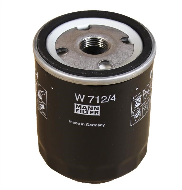Mann-Filter W 712/4 Фільтр масляний W7124: Купити в Україні - Добра ціна на EXIST.UA!