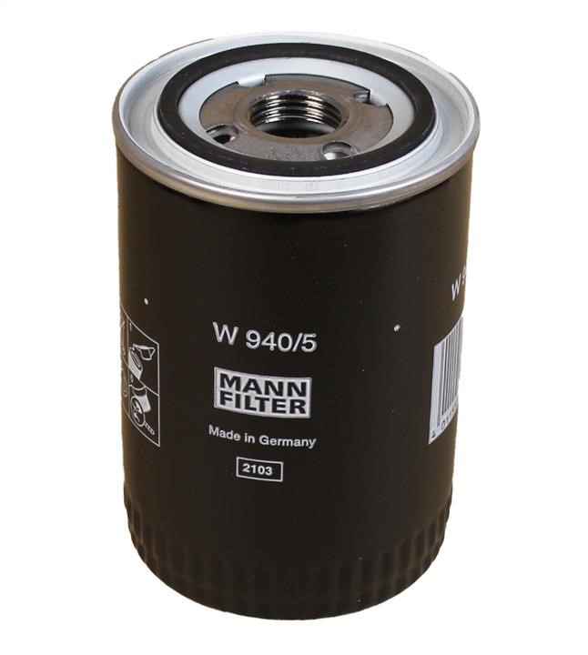 Mann-Filter W 940/5 Фільтр масляний W9405: Приваблива ціна - Купити в Україні на EXIST.UA!