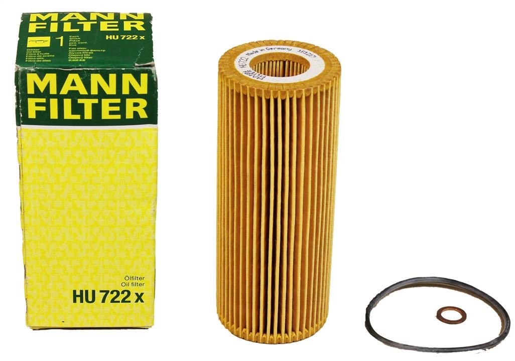 Фільтр масляний Mann-Filter HU 722 X