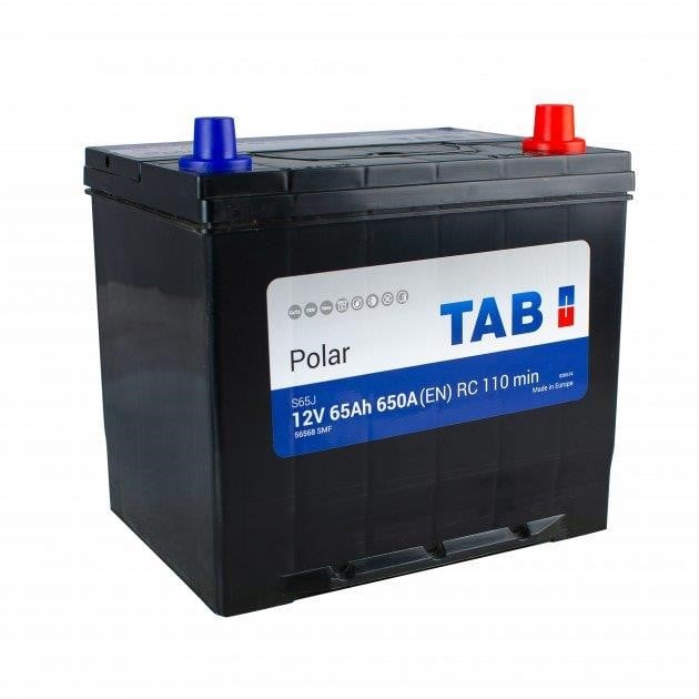 TAB 246865 Батарея аккумуляторная Tab Polar S 12В 65Ач 650А(EN) R+ 246865: Купить в Украине - Отличная цена на EXIST.UA!