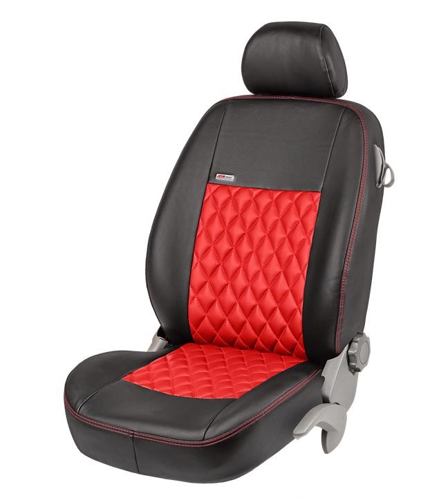 EMC Elegant 30093_EP004 Комплект чохлів для Volkswagen Caddy 5 місць, чорний з червоним центром 30093EP004: Купити в Україні - Добра ціна на EXIST.UA!