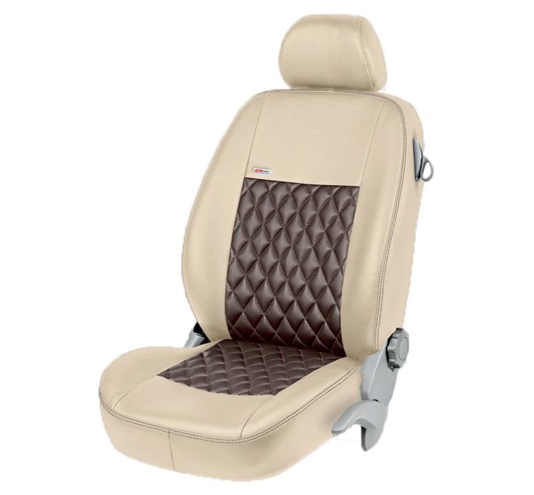 EMC Elegant 29988_EP0014 Комплект чохлів для Seat Cordoba, бежевий з коричневим центром 29988EP0014: Купити в Україні - Добра ціна на EXIST.UA!