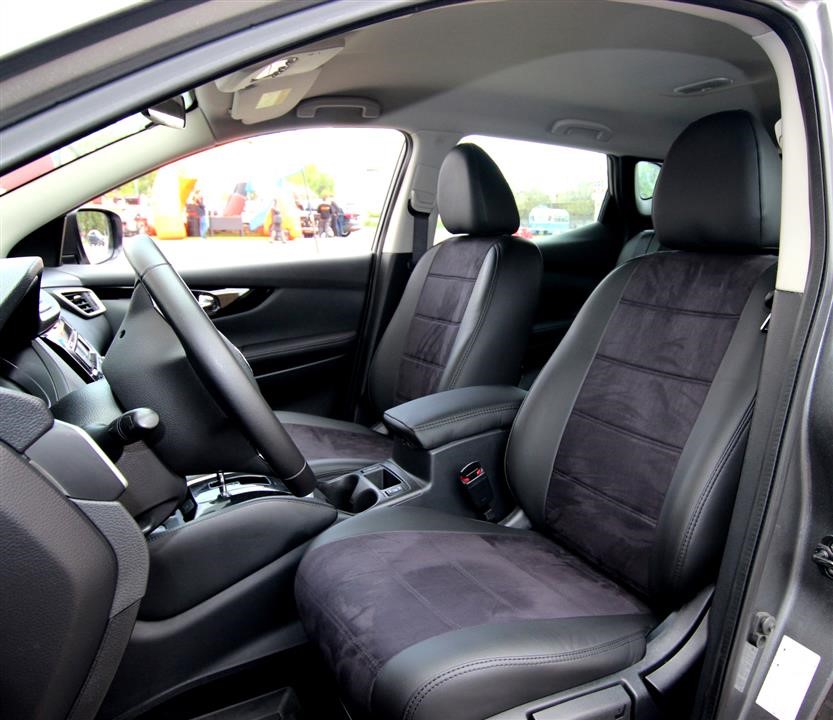 EMC Elegant Комплект чохлів для Honda Accord Sedan, чорний бік синій центр – ціна