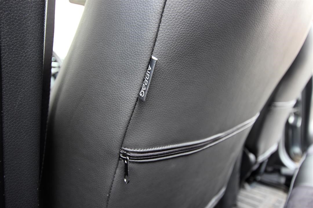 Комплект чохлів для Mazda CX-5, чорний бік бежевий центр EMC Elegant 34518_А0012