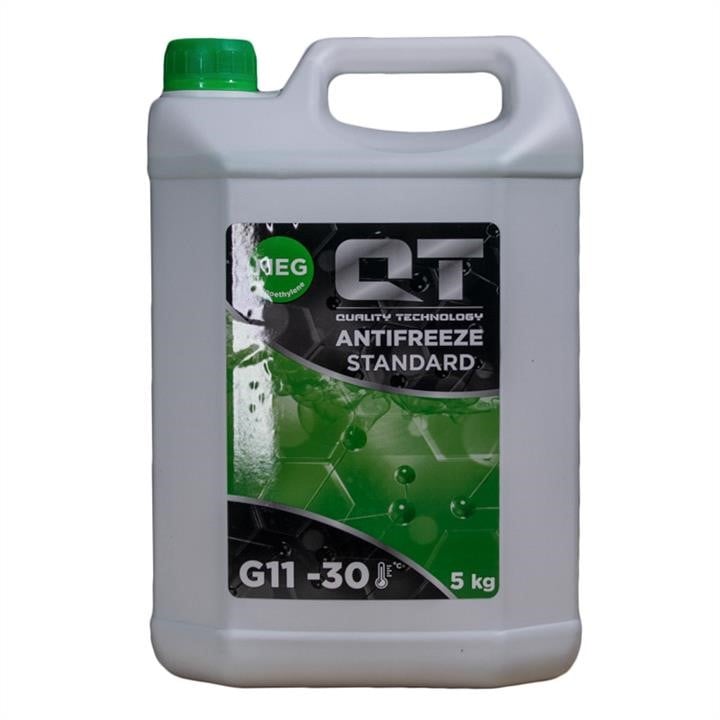 QT-oil QT552305 Антифриз QT MEG EXTRA G11 зелений -30°C, 5кг QT552305: Купити в Україні - Добра ціна на EXIST.UA!