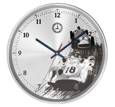 Mercedes B6 6 04 5131 Настінний годинник Mercedes-Benz Wall Clock, Classic, Silver/Blue/Red B66045131: Приваблива ціна - Купити в Україні на EXIST.UA!