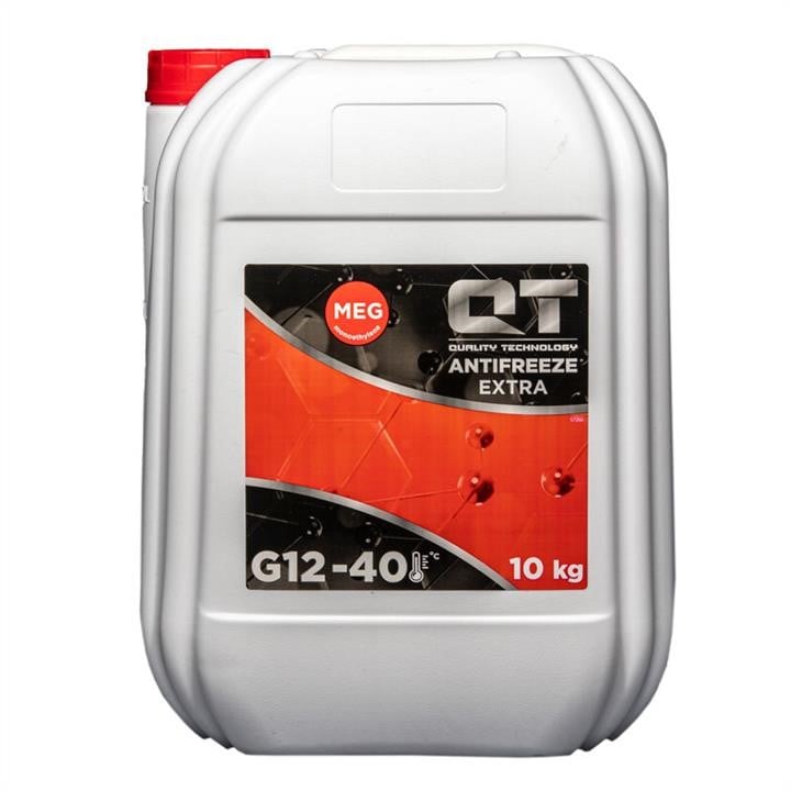 QT-oil QT5614010 Антифриз QT MEG EXTRA G12, червоний -40 ° C, 10 кг QT5614010: Купити в Україні - Добра ціна на EXIST.UA!