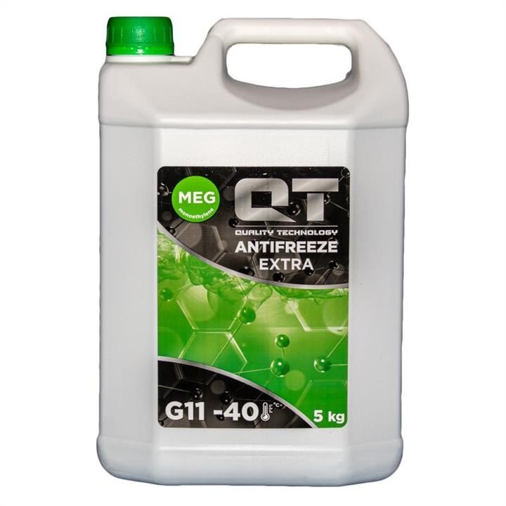 QT-oil QT562405 Антифриз QT MEG EXTRA G11 зелений -40°C, 5кг QT562405: Купити в Україні - Добра ціна на EXIST.UA!