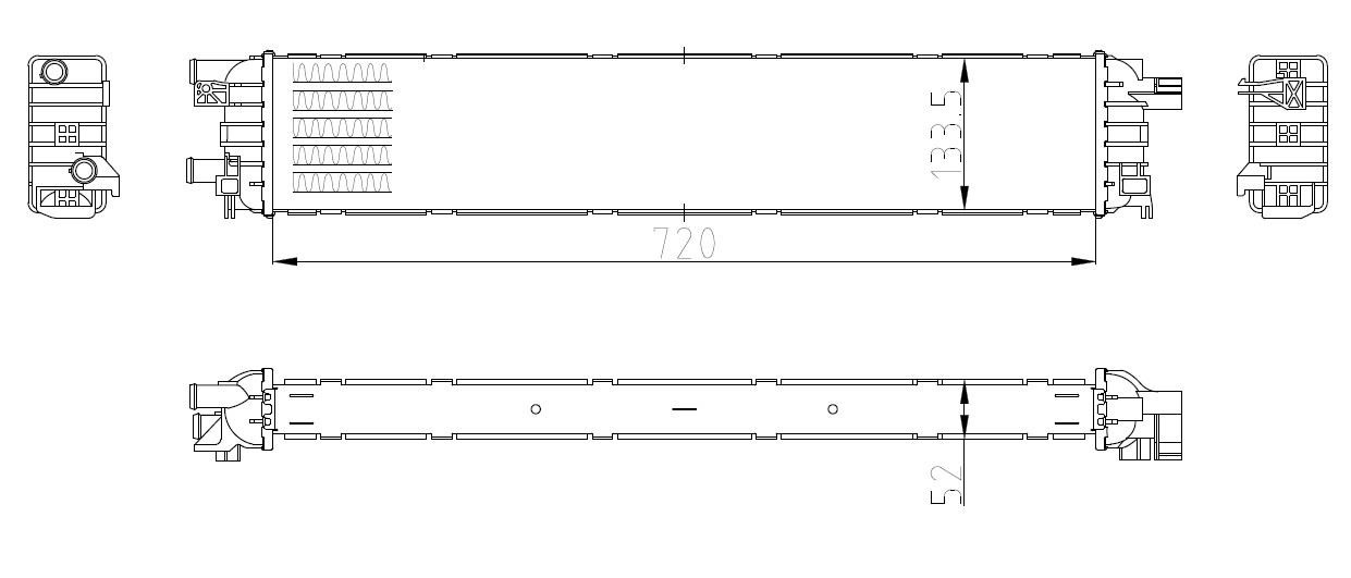 Радіатор NRF 50037