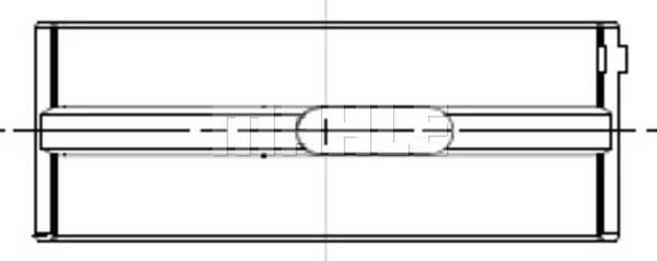 213HL21652050 Mahle Original Вкладиш корінний, пара