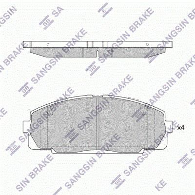 Sangsin SBKD001 Опора шаровая SBKD001: Отличная цена - Купить в Украине на EXIST.UA! SBKD001 Sangsin Опора шаровая