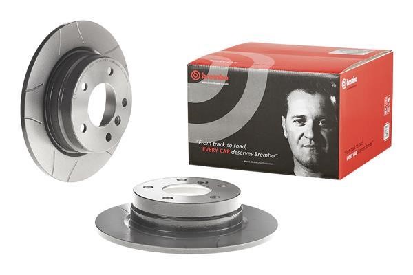 Тормозной диск невентилируемый Brembo 08.5366.76