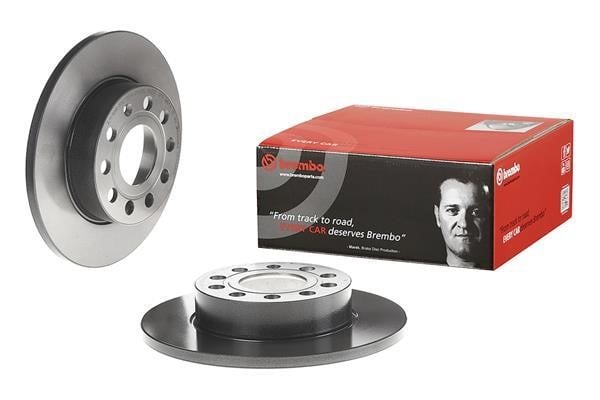 Тормозной диск задний невентилируемый Brembo 08.9488.11