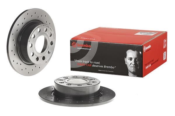 Тормозной диск невентилируемый Brembo 08.9502.1X