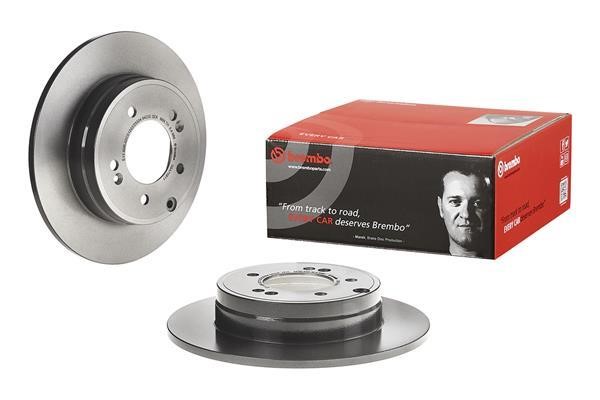 Тормозной диск задний невентилируемый Brembo 08.A708.11