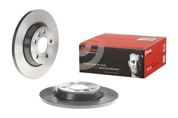 Тормозной диск задний невентилируемый Brembo 08.9176.11