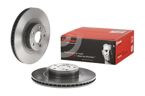 Диск гальмівний вентильований, 1 шт. Brembo 09.9077.11