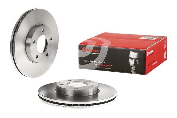 Тормозной диск вентилируемый, 1 шт. Brembo 09.9464.24