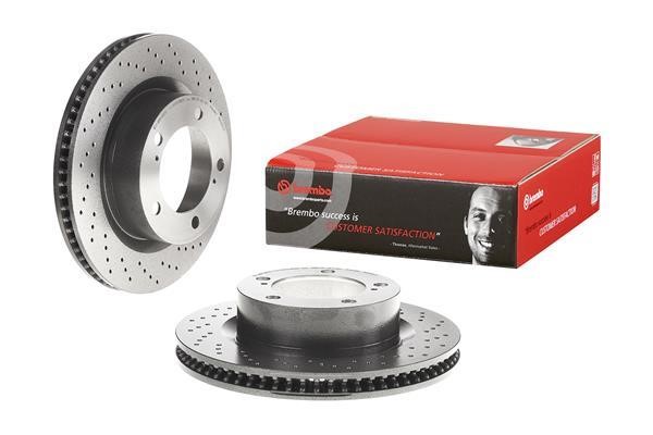 Тормозной диск передний вентилируемый Brembo 09.A966.1X