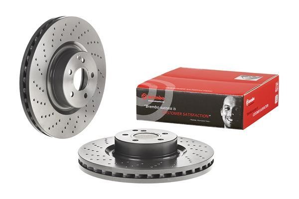 Диск гальмівний передній вентильований Brembo 09.C943.11