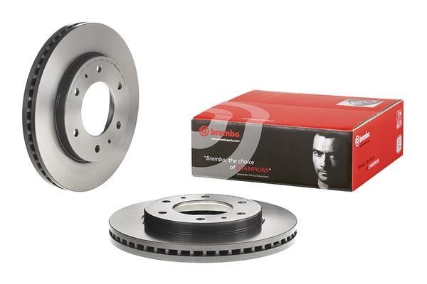 09D57611 Brembo Тормозной диск передний вентилируемый