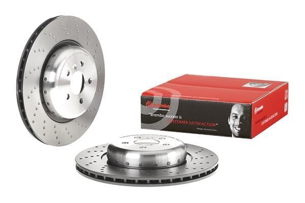 Brembo 09.D901.33 Тормозной диск вентилируемый с перфорацией 09D90133: Отличная цена - Купить в Украине на EXIST.UA! 09D90133 Brembo Тормозной диск вентилируемый с перфорацией