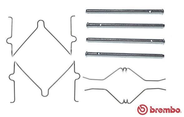 Комплект монтажный тормозных колодок Brembo A 02 263