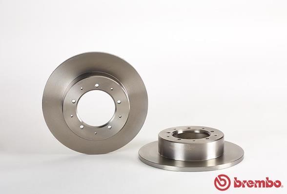 Диск гальмівний задній невентильований Brembo 08.5316.10