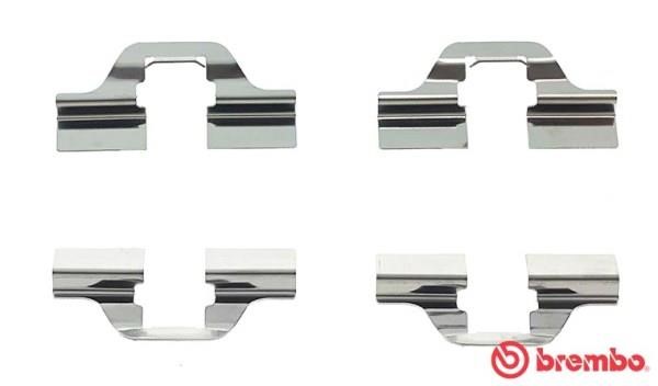 Комплект монтажный тормозных колодок Brembo A 02 205