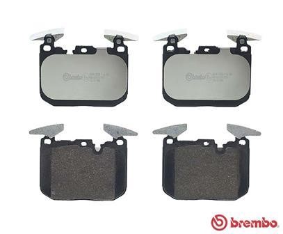 Тормозные колодки дисковые, комплект Brembo P 06 098