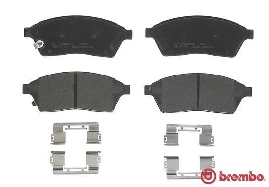 Тормозные колодки дисковые, комплект Brembo P 09 009