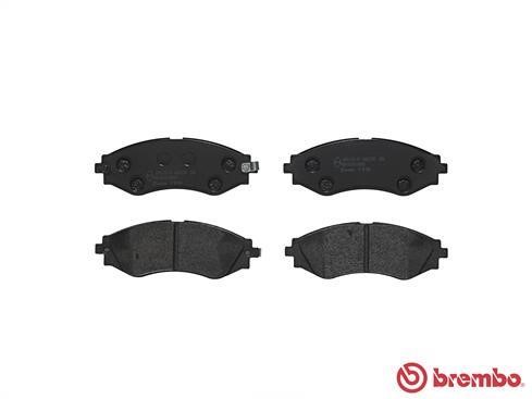 Гальмівні колодки, комплект Brembo P 10 006