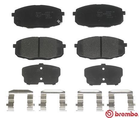 Тормозные колодки дисковые, комплект Brembo P 30 077