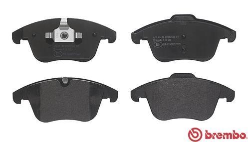 Тормозные колодки дисковые, комплект Brembo P 36 030