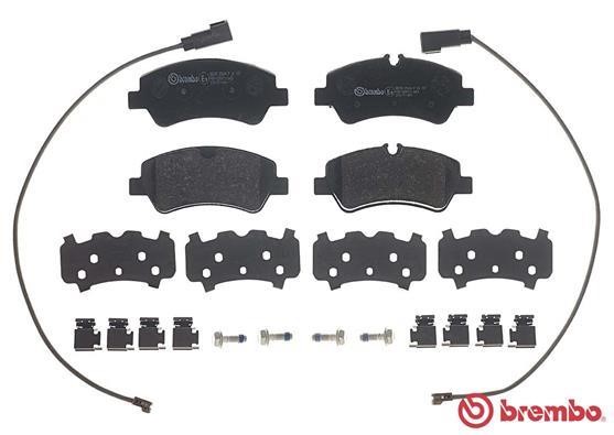 Тормозные колодки дисковые, комплект Brembo P 24 187