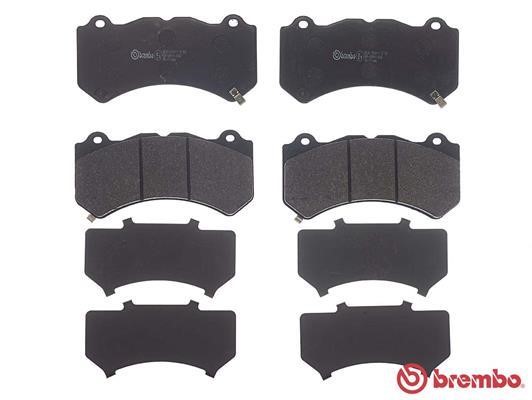 Тормозные колодки дисковые, комплект Brembo P 37 018