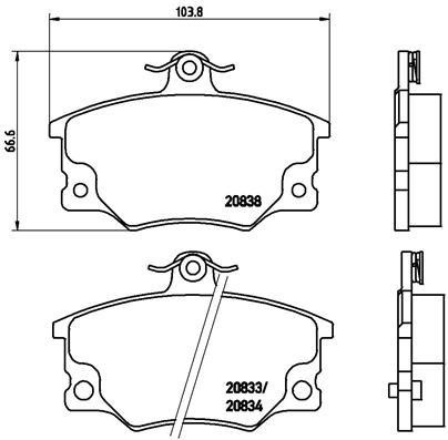 Купить Brembo P 23 017 по низкой цене в Украине!