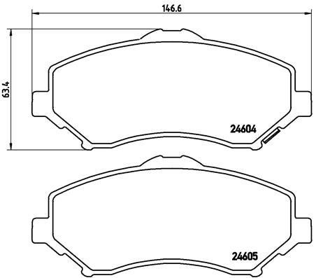 Купить Brembo P11022 – отличная цена на EXIST.UA!