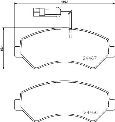 Купить Brembo P 23 161 по низкой цене в Украине!