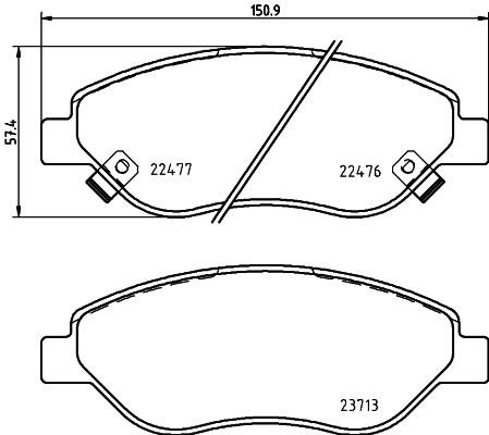 Купить Brembo P 23 178 по низкой цене в Украине!