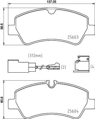 Купить Brembo P 24 187 по низкой цене в Украине!